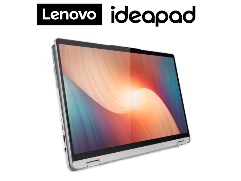 LAPTOP LENOVO IDEAPAD FLEX 5 AMD RYZEN 7 5700U RAM 8GB SSD 512GB AMD RADEON- 82R9000MUS -W11 14ALC7 TOUCH 14